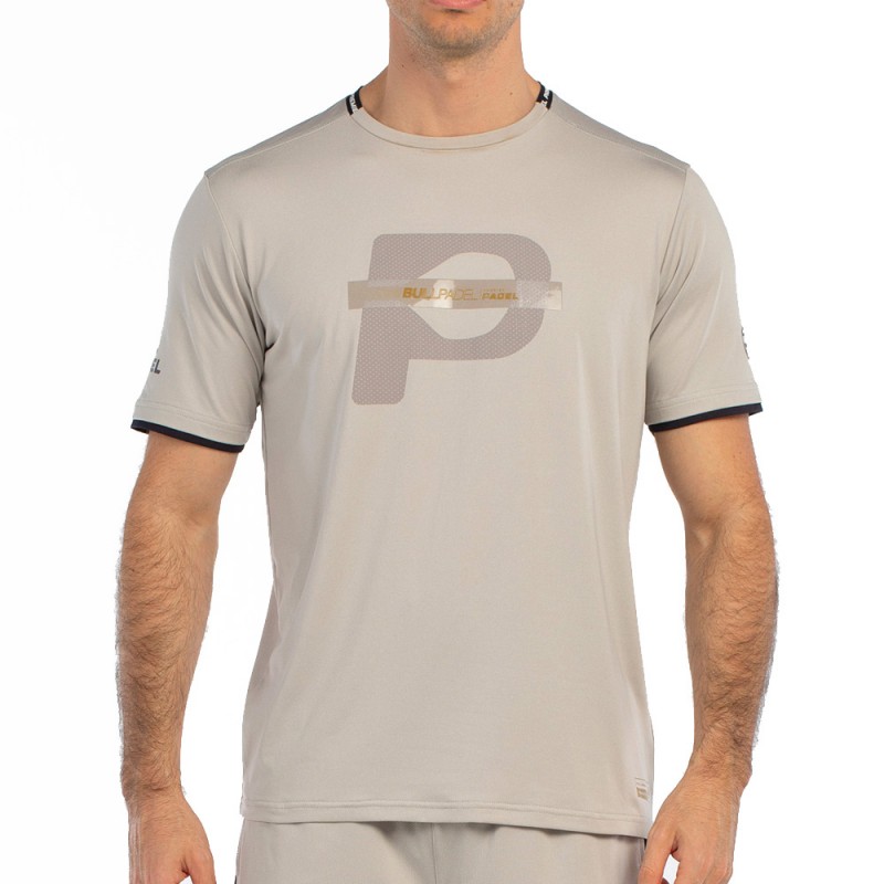 Bullpadel T-shirt Bises grijze marmeren
