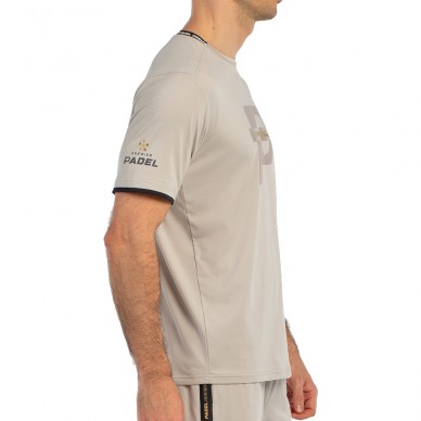 Bullpadel T-shirt Bises grijze marmeren