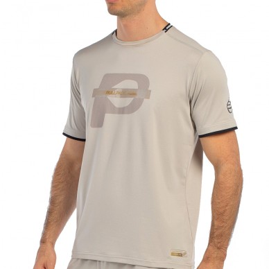 Bullpadel T-shirt Bises grijze marmeren