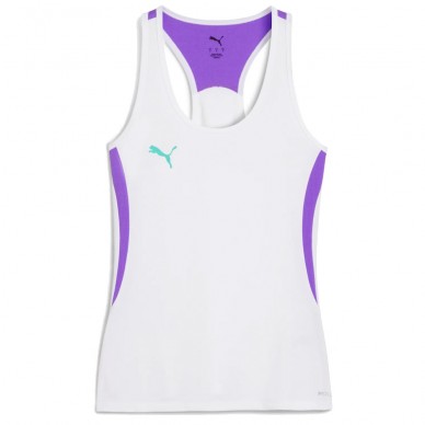 Puma Individual Padel Tank wit lila T-shirt