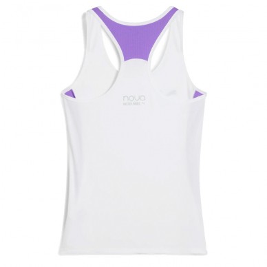 Puma Individual Padel Tank wit lila T-shirt