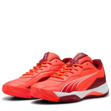 Puma Nova Smash red dark crimson heren 2025
