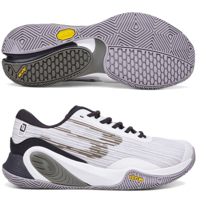 Bullpadel Hack Vibram 25V white heren 2025 Bullpadel Hack Vibram 25V white heren 2025