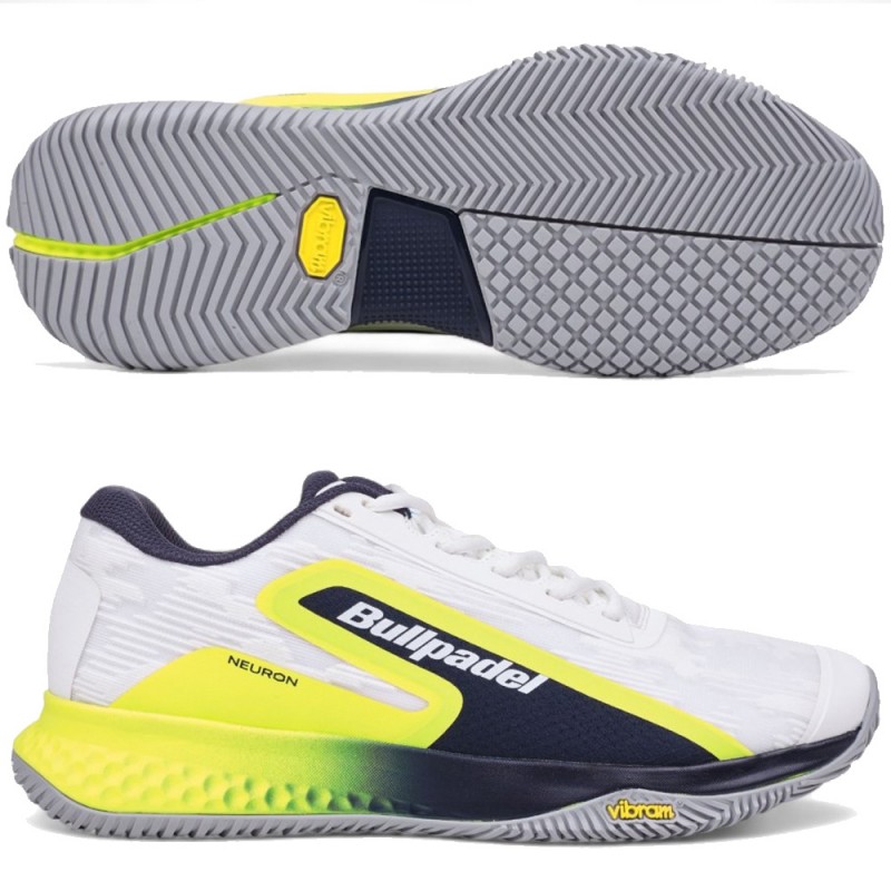 Bullpadel Neuron Vibram 25V witte heren 2025