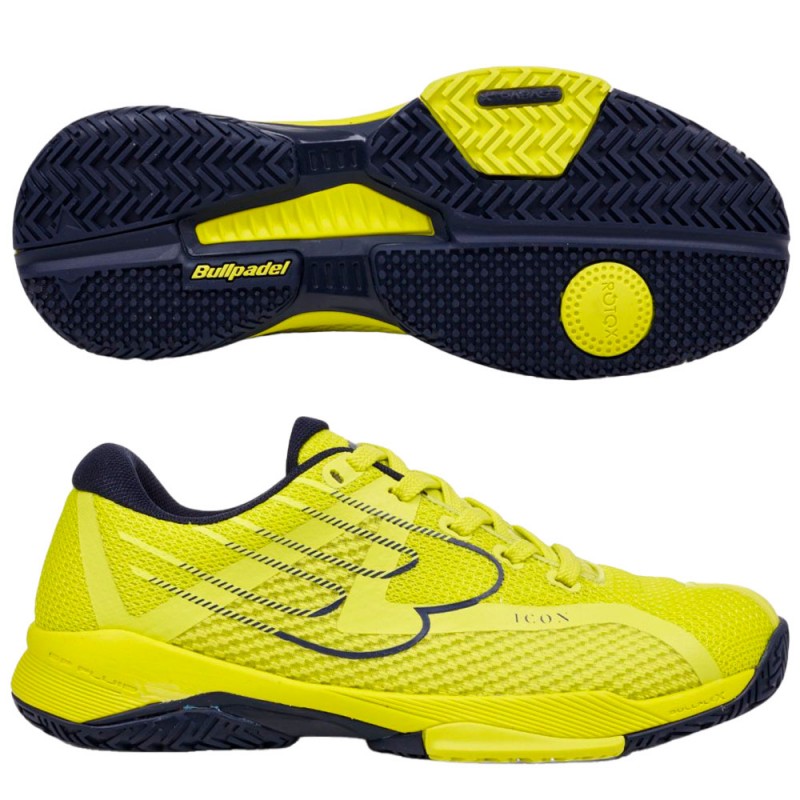Bullpadel Icon 25V yellow heren 2025 Bullpadel Icon 25V yellow heren 2025