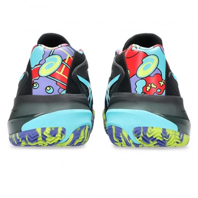 Asics Gel Resolution X Padel L. E. Black Energy Aqua heren 2025