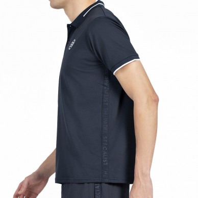 Bullpadel Leiro marineblauw polo