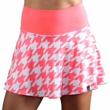 Endless Lux II houndstooth roze Rok