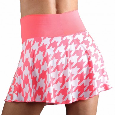 Endless Lux II houndstooth roze Rok