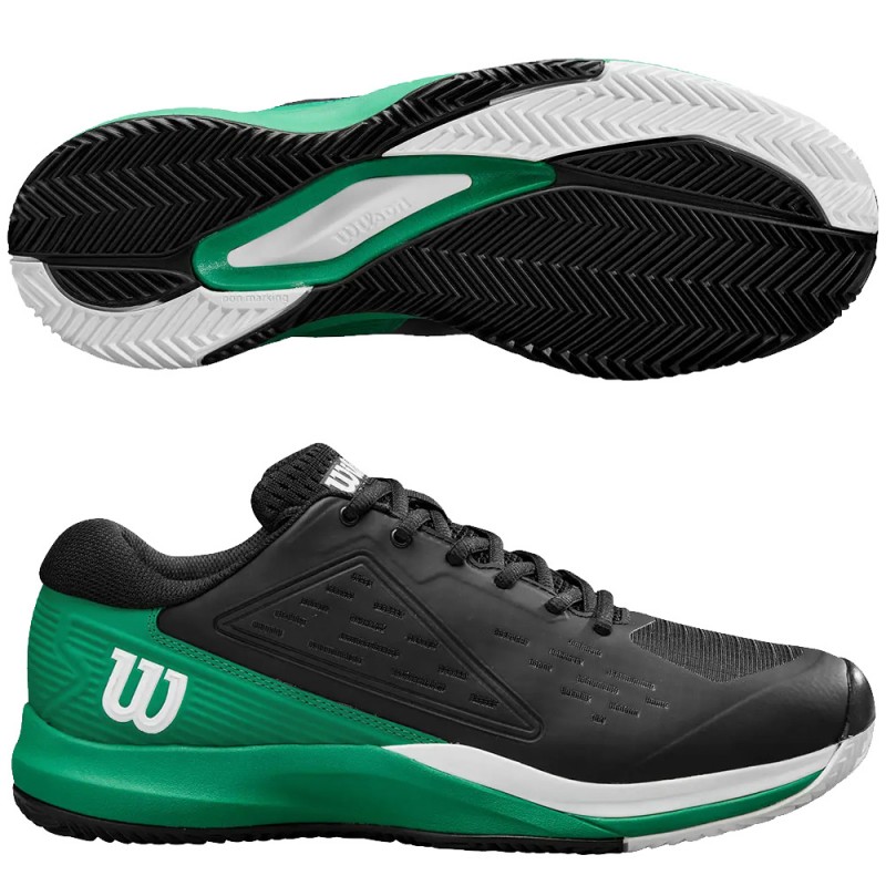Wilson Rush Pro Ace Clay Black Bosphorus heren 2025 Wilson Rush Pro Ace Clay Black Bosphorus heren 2025