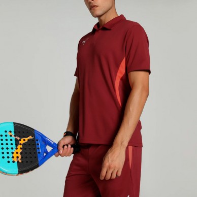 Puma Padel Individual rood Polo