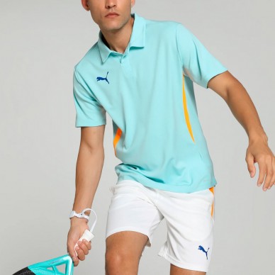 Puma Padel Individual blauw Polo