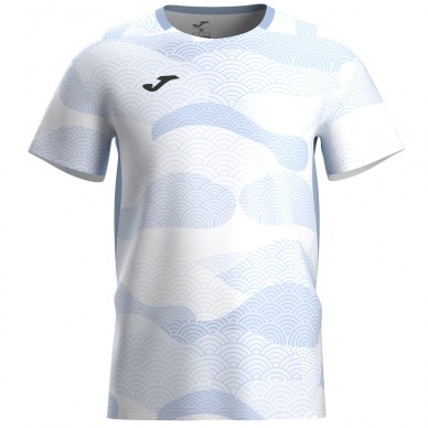 Joma Challenge print blauw wit T-shirt