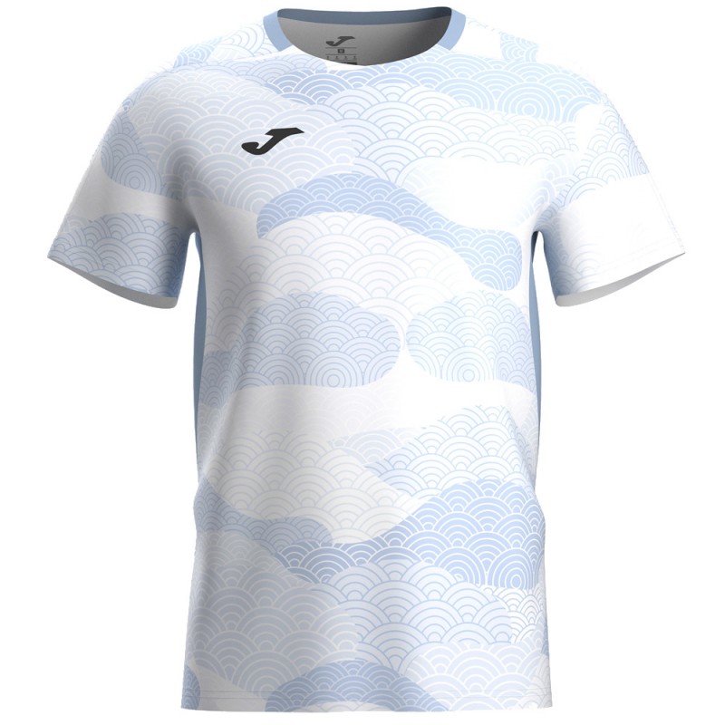 Joma Challenge print blauw wit T-shirt Joma Challenge print blauw wit T-shirt