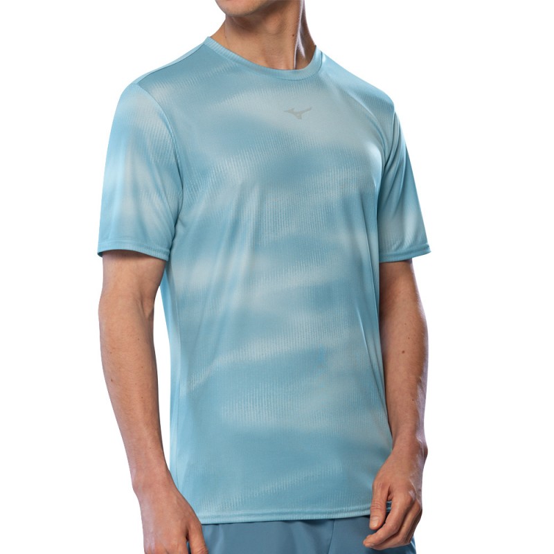 Mizuno Core Graphic TEE blauw T-shirt