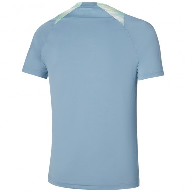 Mizuno Tennis Shadow TEE blauw T-shirt