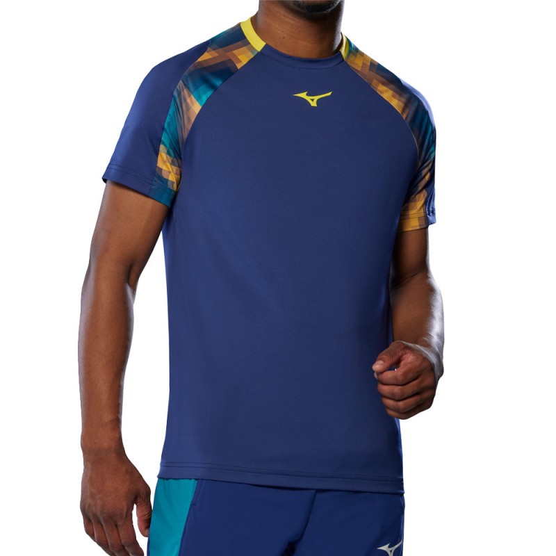 Mizuno Tennis Shadow TEE lichtblauw t-shirt