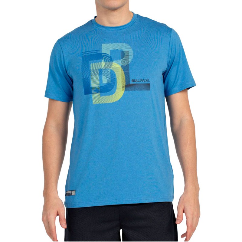 Bullpadel Bebas blauwe T-shirt