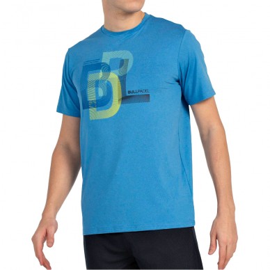 Bullpadel Bebas blauwe T-shirt
