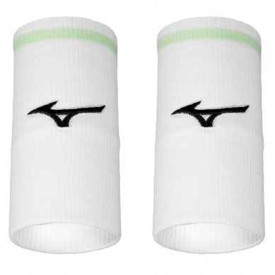 Mizuno Polsbandjes Long W/Line witte mint