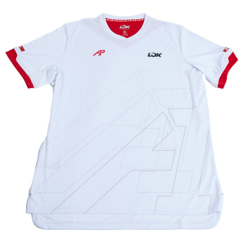 Lok Pikes A1Padel wit T-shirt
