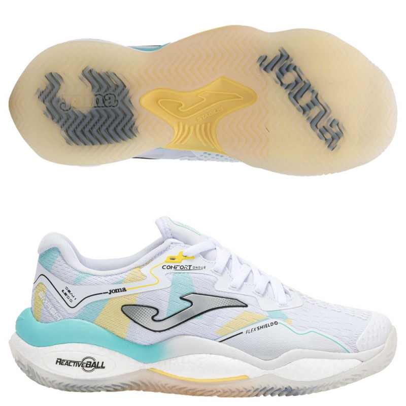 Joma Smash Lady 2532 white blue dames 2025