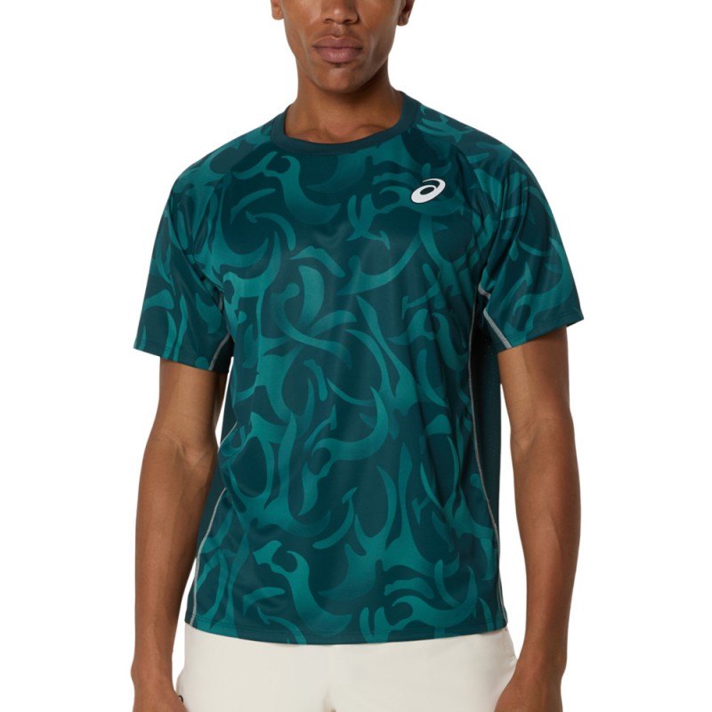 Asics Game SS Top groen T-shirt Asics Game SS Top groen T-shirt