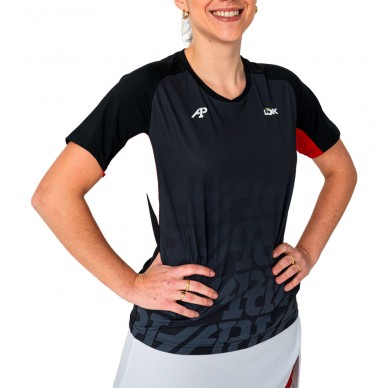Lok Stanish A1Padel zwart T-shirt