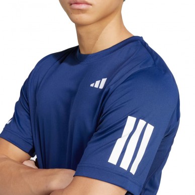 Adidas Club 3STR donkerblauw T-shirt