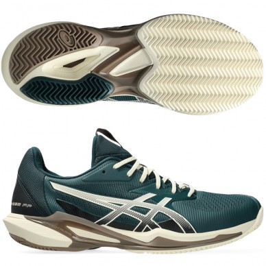 Asics Solution Speed FF 3 Clay saxon green birch heren 2025