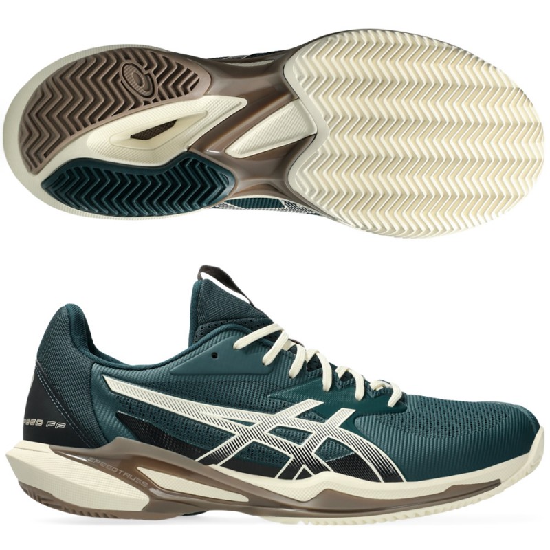 Asics Solution Speed FF 3 Clay saxon green birch heren 2025