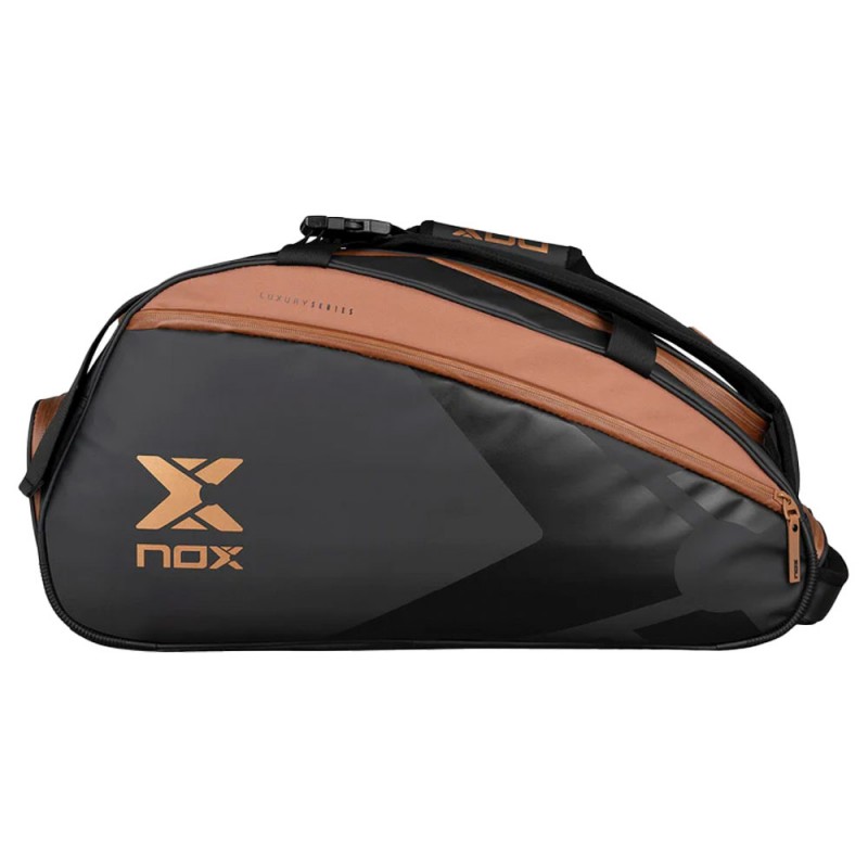 Nox padeltas Luxury Open Series zwarte bruine Nox padeltas Luxury Open Series zwarte bruine
