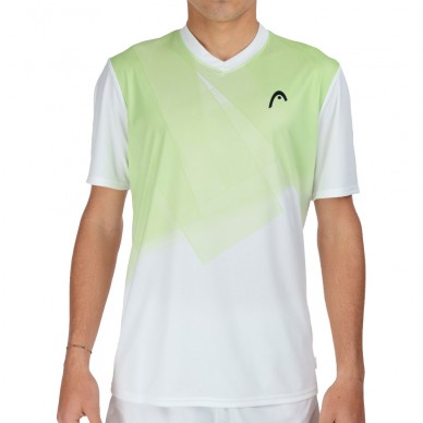 Head Topspin witte limoen t-shirt