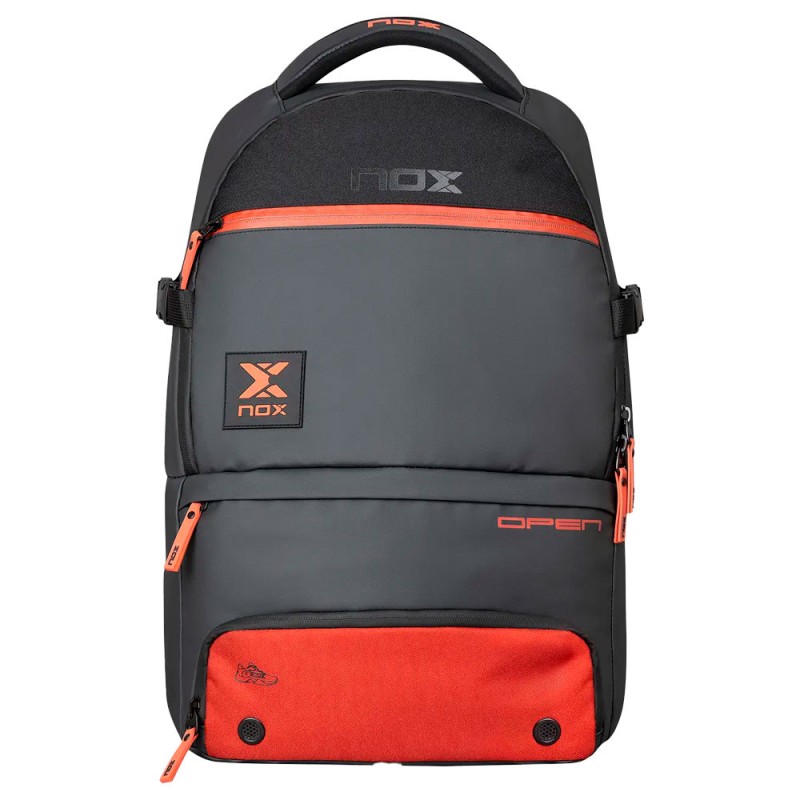 Nox backpack Luxury Open Series rode zwarte Nox backpack Luxury Open Series rode zwarte