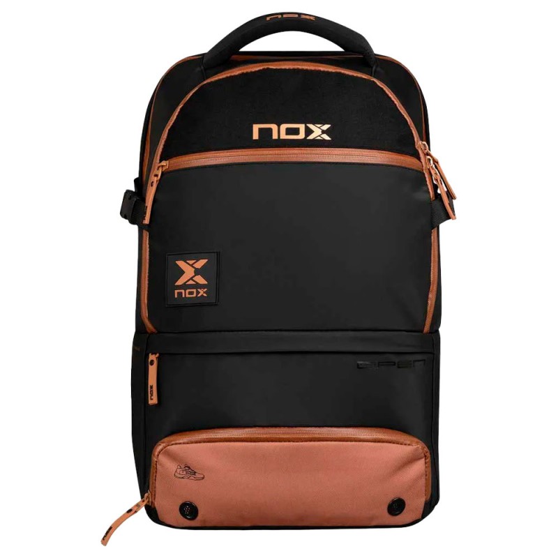Nox backpack Luxury Open Series zwarte bruine Nox backpack Luxury Open Series zwarte bruine