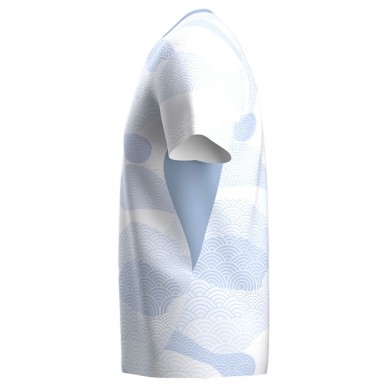 Joma Challenge print blauw wit T-shirt