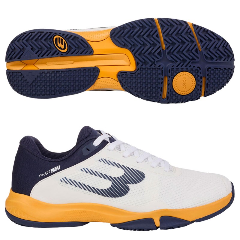 Bullpadel Hybrid Fly 25I white orange heren 2025