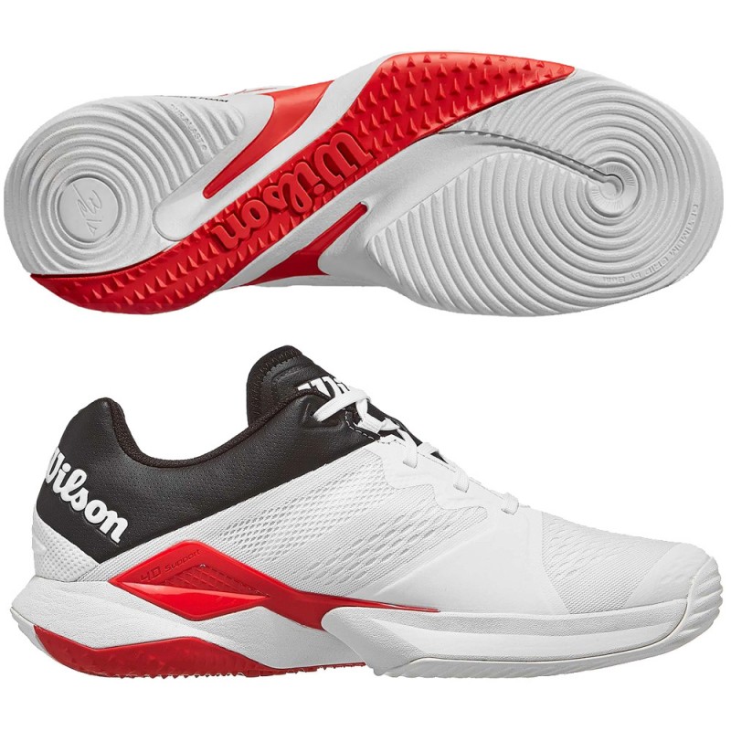 Wilson Bela Tour white red heren 2024 Wilson Bela Tour white red heren 2024