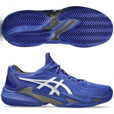 Asics Court FF 3 Clay dark cobalt white heren 2025