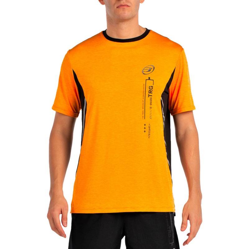 Bullpadel Becerre oranje tweekleurig T-shirt