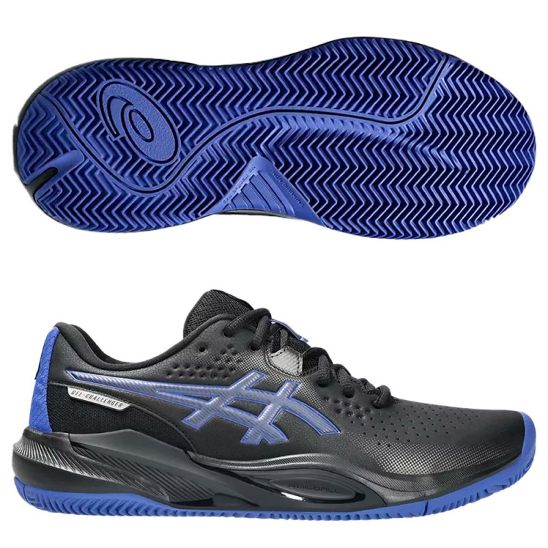 Asics Gel Challenger 15 Clay black dark cobalt heren 2025
