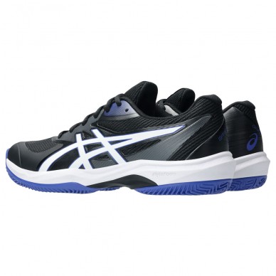 Asics Game FF Clay black white heren 2025