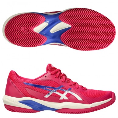 Asics Solution Swift FF2 Clay bright rose dark cobalt dames 2025