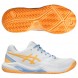 Asics Gel Dedicate 8 white orange glow dames 2025