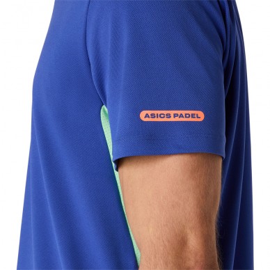 Asics Padel Court SS Top blauw T-shirt