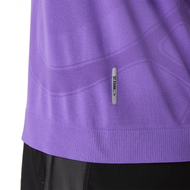 Asics Seamless SS Top paars T-shirt
