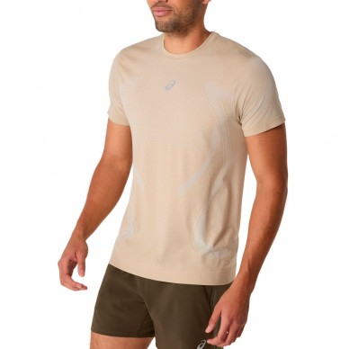 Asics Seamless SS Top off-white T-shirt