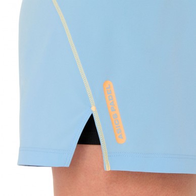 Asics Padel Court 2-N-1 blauw Short