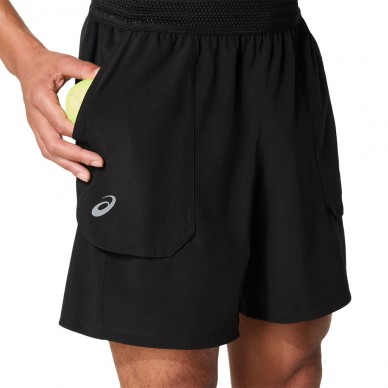Asics Match 7in zwart short