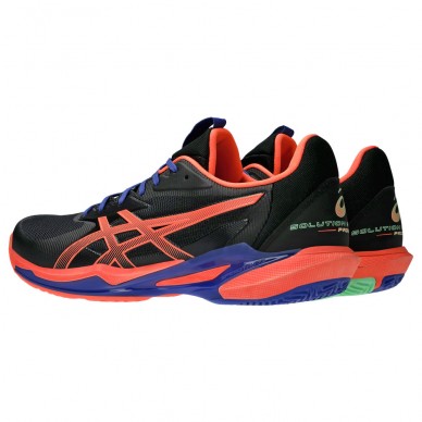 Asics Solution Speed FF3 Padel black vivid coral heren 2025
